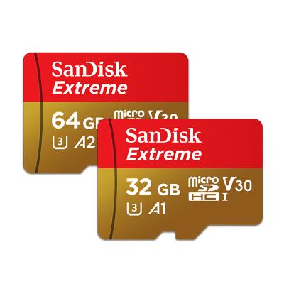 China Wholesale SanDisk A2 Plastic Micro Extreme High Speed ​​Flash Card 4K HD SD Card 32GB 100mb/s Tf for sale