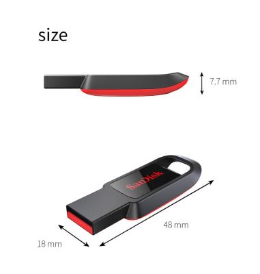 China Best Selling Waterproof SanDisk 16GB Cruzer Blade USB 2.0 Pendrive Flash Drive Black for sale