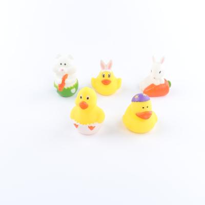 China Toddlers Swimming Dabbling Water Toys Safe PVC Material Squeaky Soft Plastic Cartoon Animal Bath Toy For Baby for sale