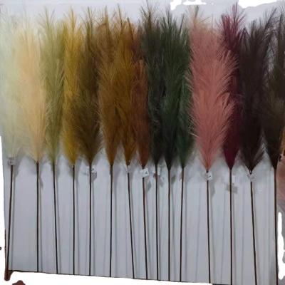 China L-002 Beautiful Colorful Fake Artificial Pampas Grass For Wedding Decorations Parties And Home Decor for sale