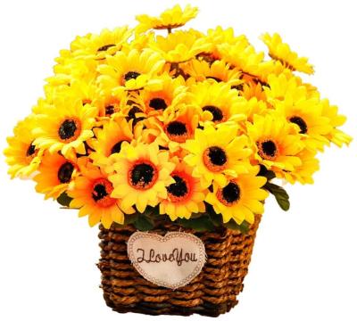 China Eco - Friendly Artificial Sunflowers , Garden Crafts , Wedding Decorations for sale