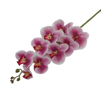 China L-061 latex simulation garden decorative flowers in 9 heads living room and dining room small butterfly orchidHot sale RP for sale