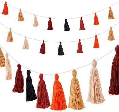 China Home Wholesale Curtain Tassel Christmas Decoration Wedding Party Hotel Door Wall Hanging Garland for sale