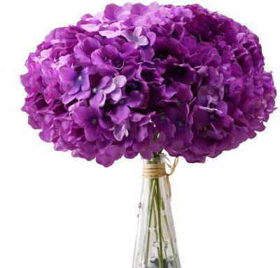 China Wholesale Artificial Hydrangea Flower Heads With Vapors For Party Hotel Home Decoration C019 for sale