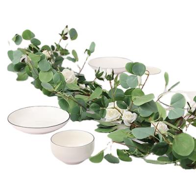 China China Plants Wedding Home Decor Artificial Eucalyptus Leaves Flowers Garland Decor C002 for sale