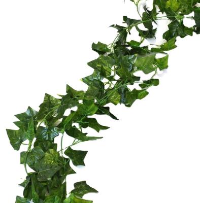 China Beautiful 168 Colorful Feet of Garland Leaves Decoration Artificial Greenery Ivy Vine Plants for Home Decor Indoor Outdoor for sale