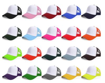 China High Quality Dad Mesh Blank Baseball Net Foam Hip Hop Sports Golf COMMON Custom Embroidery Gorros Fashion 5 Panel Trucker Hats Hats for sale