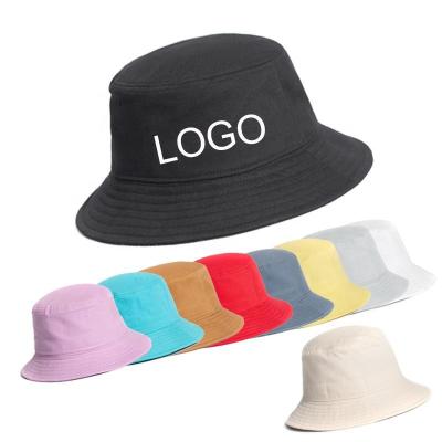 China Large Bucket Hats Private Label Designer Plain Blank Bulk Adult Cotton Customized Embroidery Printed Logo Fisherman Bucket Hat for sale