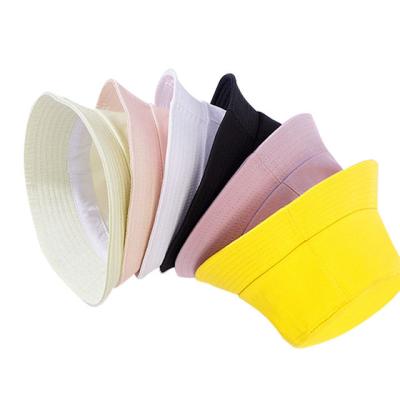 China Custom Fisherman Hats Bucket Hats by Moq Logo Reversible Colorful Sun Protection Low Bucket Hats for sale