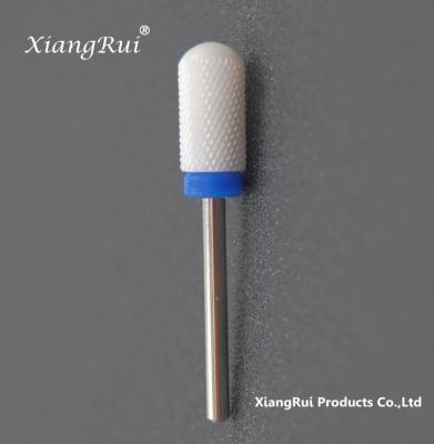 China Big Round Ceramic Barrel Cover Ceramic Nail Cermaic Nail Drill Bits (Fine/Medium/Coarse), Cylinder Radius Soft Top, C0713TF for sale