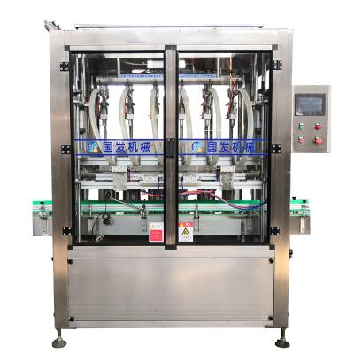 China Food Plunger Automatic Shampoo Bottle 200-1500ml Plastic Liquid Soap Filling Machine for sale