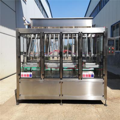 China Automatic Windshield Plastic Seal Bottle Food Glass Bottle Non-Viscous Liquid Filling Machine for sale