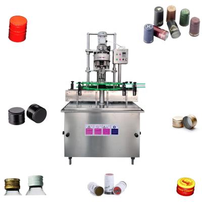 China High Quality Automatic Aluminum Food Cap Sealing Bottle Screw Cap Locking Machine for sale