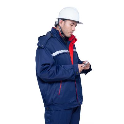 中国 Acid and Alkali Workwear Water Proof Flame Retardant Industrial Jacket Oil Repellent Workwear Clothing 販売のため