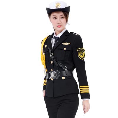 China New Style Anti-Static Color Women's Security Suit Women Security Guard Uniform for sale