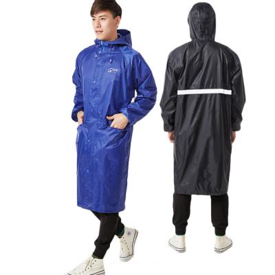 China High Quality Reusable Waterproof Rain Coat Bachelorette Long Raincoat Reflective Rain Coat for sale