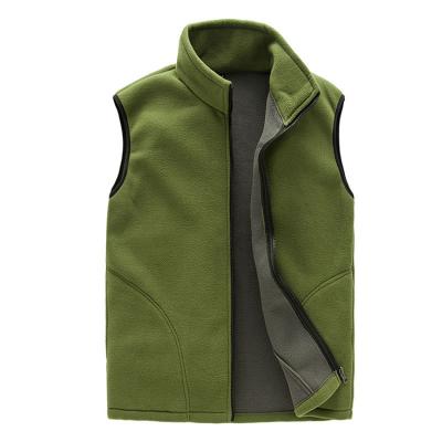 China Custom Embroidery Logo Volunteer Vest Running Women Men Anti Pilling Fleece Vest Breathable Vest Vest For Workers for sale