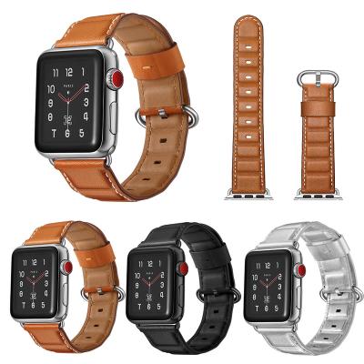 China Fashion. Fashional Smart 38/40-22mm Apple Sports Genuine Leather Watch Band 42/44-22mm for sale