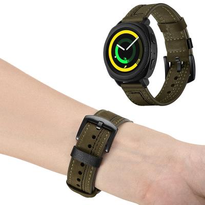 China Fashion. Low Moq 20mm Sport Samsung Galaxy Watch Band Strap Galaxy Watch Leather Strap for sale