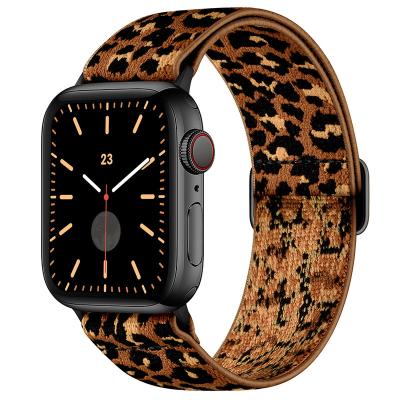 China Fashion. Adjustable Sports Apple Watch 1 2 3 4 5 6 Generation Polyester High Quality Nylon Strap Woven Smart Nylon Braided Watch Strap for sale