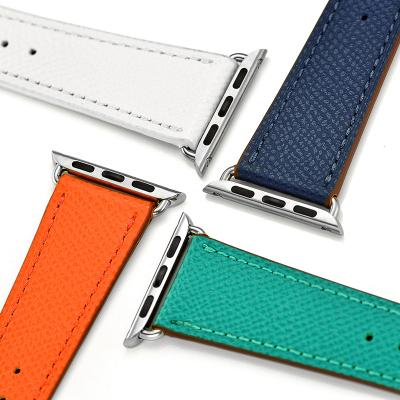 China Customization 40mm 38mm 42mm High End High End Apple Bands Leather Strap & Accessories For Women Free Sample for sale