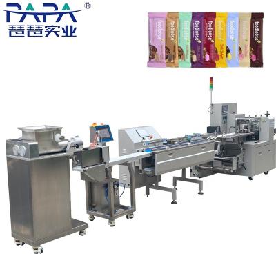 China Factory Energy Fruit Cereal Bar Packing Protein Bar Wrapping Making Packaging Machine for sale