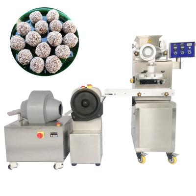 China Small Hotels Protein Ball Machine Bliss Roller Coconut Rounder Tamarind Maker Date Ball Energy Bites Making Machine for sale