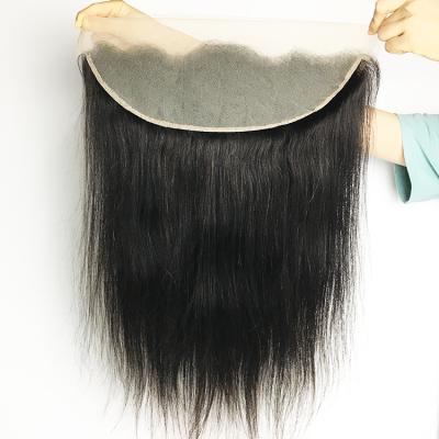 China Straight Cuticle Aligned Lace Frontal Wig Human Hair HD Transpaert Lace Frontal Wig Tiny Hair Lace Knot Headband for sale