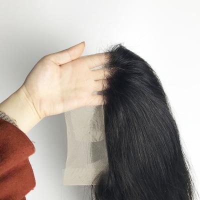 China Hd Lace Front Human Hair Extension Swiss Bone Frontal Straight Straight Human Hair Products Closure Straight Hair for sale