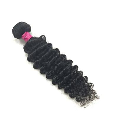 China DW Wave Hair Pulled Weft Extensions Double Curly Hair Deep Bundle Hair Weft Extensions Wave Hair Bundle Seller Wholesale for sale