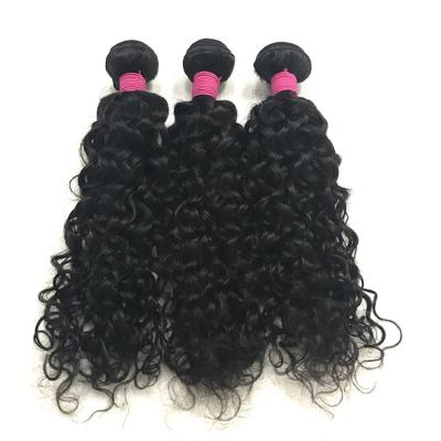 China Brazilian One Directional Cuticles Water Wave Bundles End Full Virgin Hair Weaves Malaysian Virgin Hair Extensions for sale