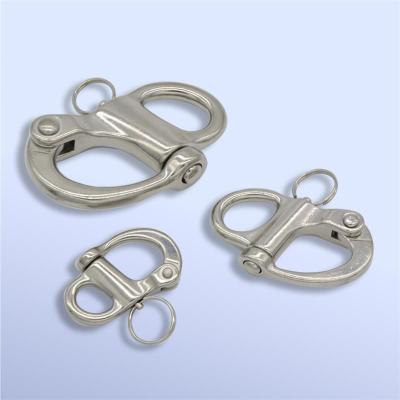 China stainless steel fixed snap shackle ,stainless steel rigging hardware for sale