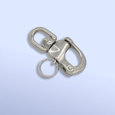 China rigging  hardware ,stainless steel swivel eye snap shackle ,stainless steel snap shackle for sale