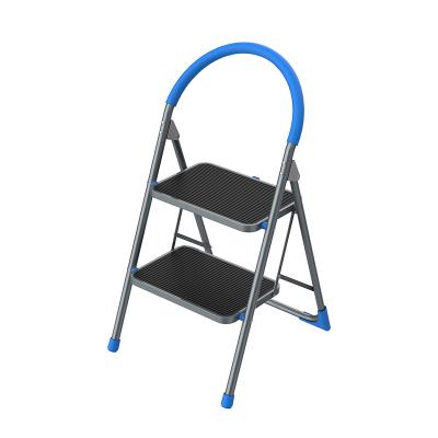 China Folding Ladders 2 Steps Household Folding Portable Step Ladder for sale