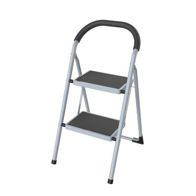 China Folding Ladders Household Retractable Two Step Ladder With Handle Manufacturers Ladder For Sale for sale