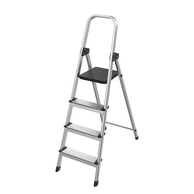 China Folding Ladders 4 Step Ladder With Safety Rail Household Portable Folding Ladder for sale