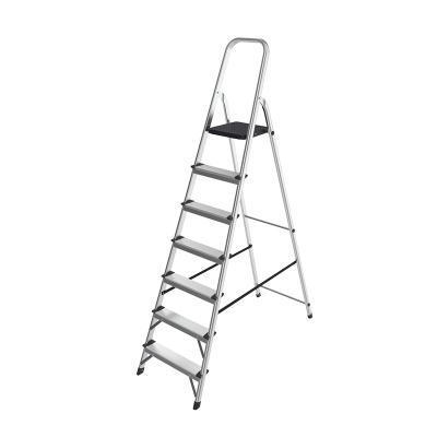 China Hot Sale 7 Step Ladder Folding Ladder Household Use Home Use Aluminum Rack Folding Ladders for sale