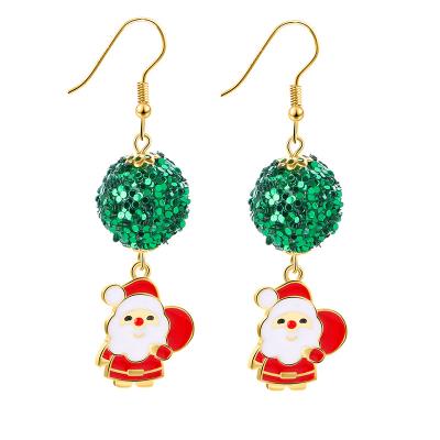 China FASHIONABLE Gold Plated Small Fancy Earrings Wholesale, Christmas Women's Earrings for sale