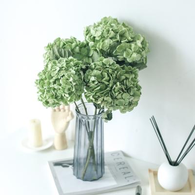 China Dried Flower Hot Selling Hydrangea Preserved Colorful Flower for sale