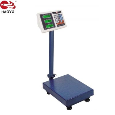 China Carbon steel tcs series price scale 150kg 300kg 500kg economic calculation platform scale for sale