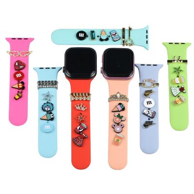 China Alloy Watch Band Charms Designer Charms For Apple Watch Band Studs Creative Decorative Studs Watch Band Studs For iWatch Strap for sale