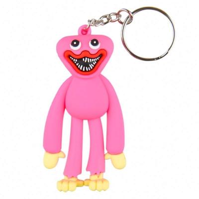 China Demon Slayer Anime 3D Demon Slayer Keychain Demon Slayer Soft Rubber Keychain Promotion Gift Souvenir Stock PVC Soft Key Chain for sale