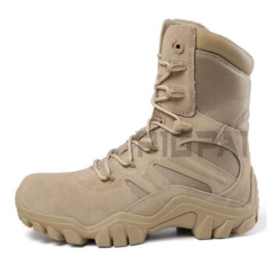 China Breathable Keep Warm Leather Rubber Outsole Desert Cow Delta 8 Military Boots for sale