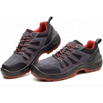 China Anti Skid Shoe Safety Man Anti Slip Non Slip Red S1P Safety Working Shoes for sale