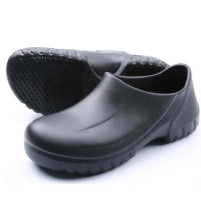 China Black Non Slip Resistant Rubber Jogger Kitchen Cook Men Chef Safety Cheap Shoes for sale