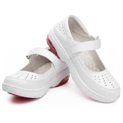 China Wholesale Breathable Slip Resistant Cow Leather Slip Resistant Hospital Nursing Shoes For Pregnant Women for sale