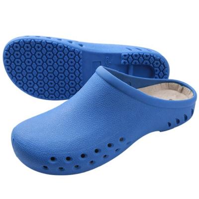 China Slip Resistant Medical Slippers Clean Surgical Sandal Surgical Shoes Care Clog Non-Slip Shoes for sale