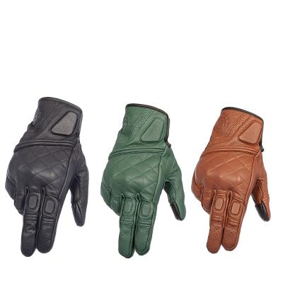 China Motorcycle Protective Riding Gloves Men Summer Motorcycle Touch Screen Motocross Motorbike Breathable Leather Joint Gloves Off-Road for sale