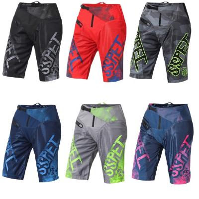 China New Breathable Dirt Bike Riding Shorts Mountain Bike Racing Downhill Cycling Shorts Dirt Bike Riding Shorts Men Women for sale