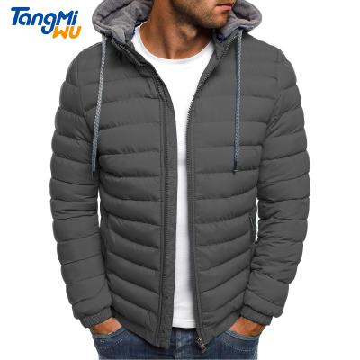 China 2021 Winter Viable Men's TMW Jackets Loose Casual Thick Custom Mens Duffle Bubble Stripper Jacket Chaqueta de Invierno With Hood for sale